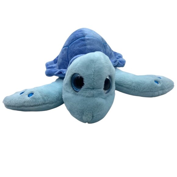 Zoo Tropical Blue Sea Turtle Plush Stuffed Animal Toy 12" Ocean Creature - Picture 2 of 7